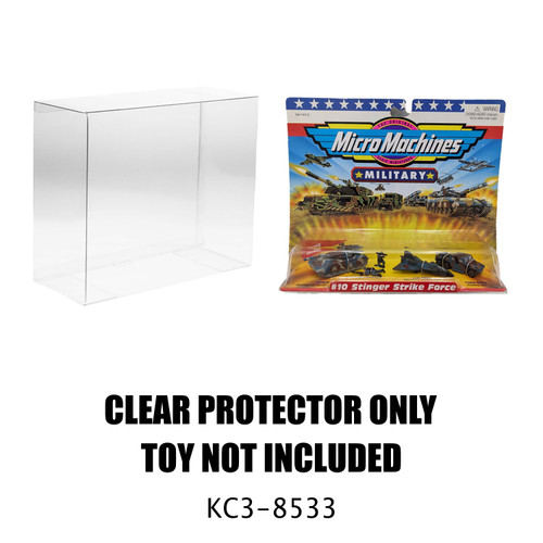 Protector For Micro Machines Military Vehicle Pack - Small/Med (<2 1/2" Depth)