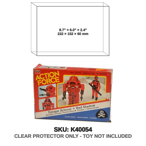 Palitoy G.I. Joe Action Force Escape Armour Red Shadow Red Snake