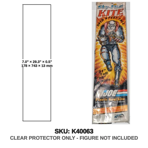 Hi-Flier G.I. Joe Sky-Flier Plastic Keel Kite Destro Light