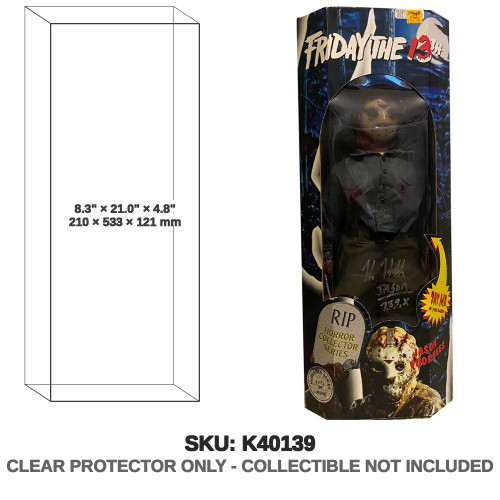 Trick or Treat Studios Friday the 13th Jason Voorhees 18" Talking Doll RIP Collector's Series