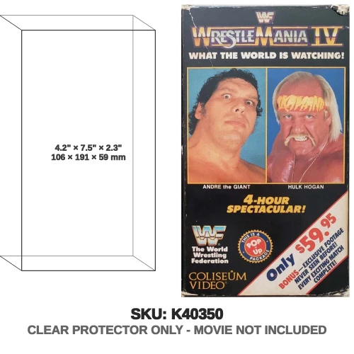 Coliseum Video WWE WrestleMania IV VHS 1988