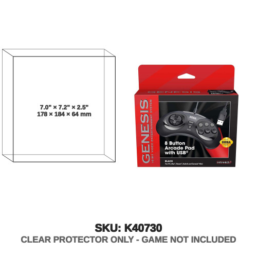 Genesis 8 Button Arcade Pad With Usb