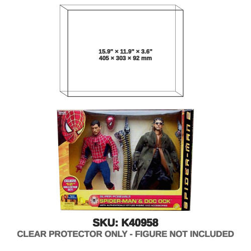 Toy Biz Spider-Man and Doc Ock Super Poseable with Fabric and Accessories