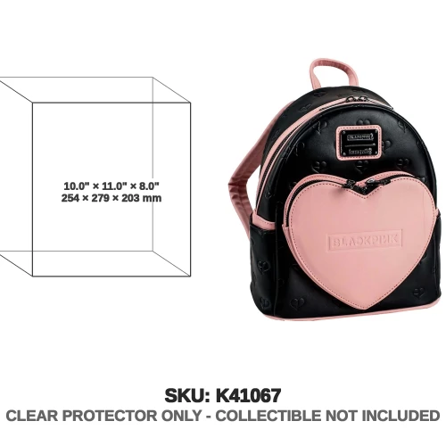 Loungefly Blackpink All-Over Print Heart Mini Backpack