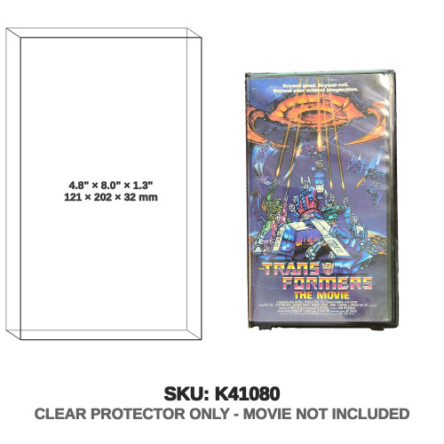 Transformers The Movie VHS Clamshell Case