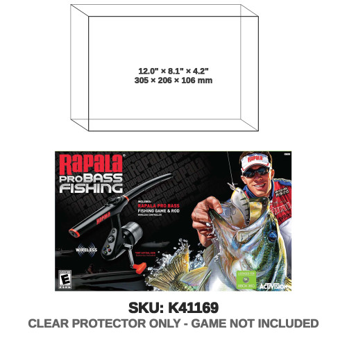 Rapala Pro Bass Fishing Game & Rod Nintendo Wii