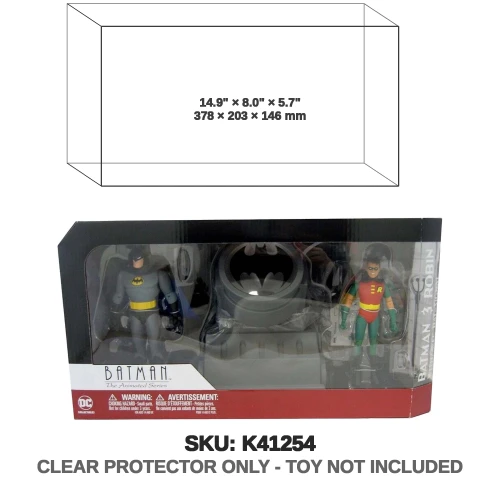 Batman & Robin with Bat-Signal Figures