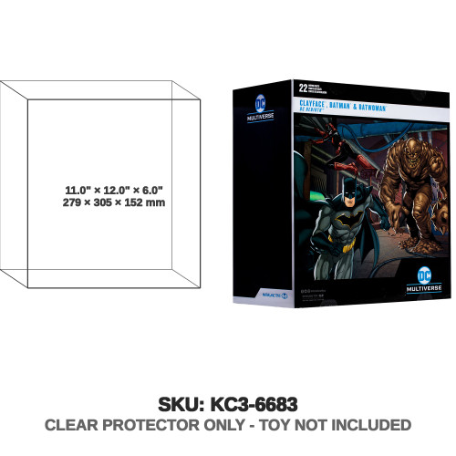 McFarlane Toys - DC Multiverse Clayface Batman & Batwoman 3Pk| Gold Label