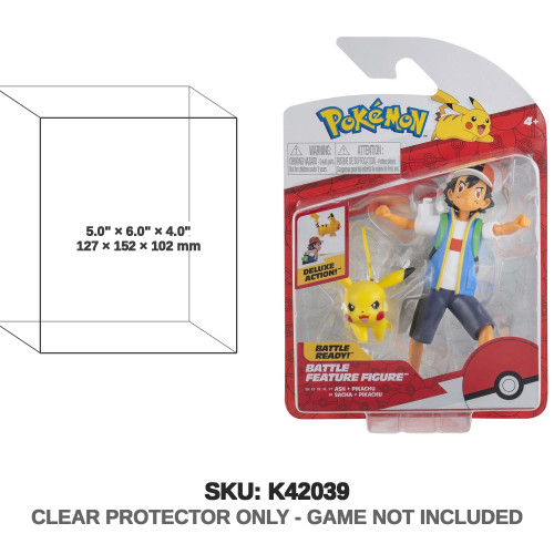 Bandai Pokemon Battle Feature Figure Ash and Pikachu