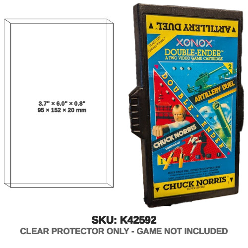 Artillery Duel Chuck Norris Xonox Double-Ender Atari 2600 Game