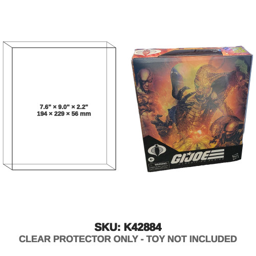 Hasbro G.I. Joe Classified Series Cobra Commander With Cover