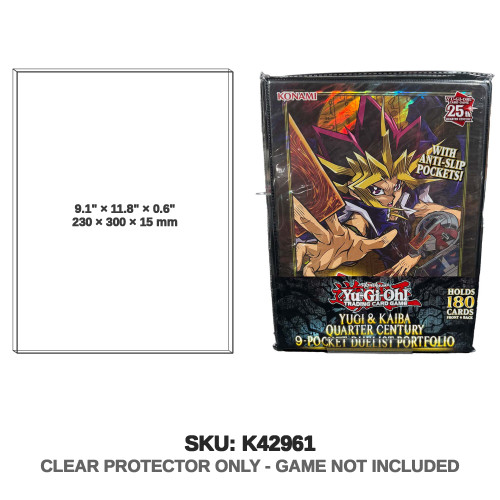 Yugi & Kaiba Quarter Century 9-Pocket Duelist Portfolio