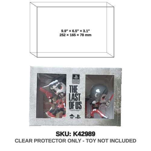 Ess Toy The Last of Us RED Limited Edition Ellie and Joel Vinyl Figure Set by Erick Scarecrow