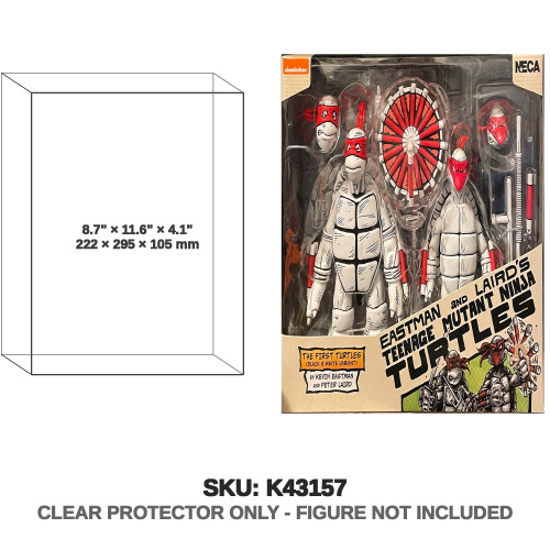 Teenage Mutant Ninja Turtles Sketch B&W Figure 2-Pack