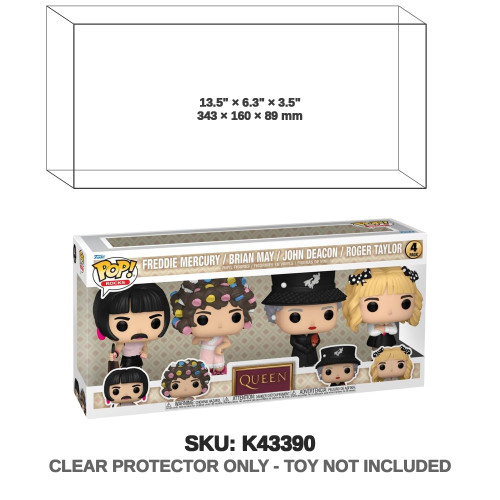 Funko Pop! Rocks Queen 4-pack