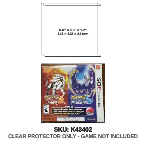 Pokemon Sun & Moon Double Pack Poke Ball Bonus Bundle 3DS Game