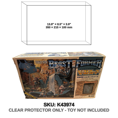 1987 Takara Japanese Battle Beasts / Beast Formers Shocking Shark Transport Deep Sea Station Playset