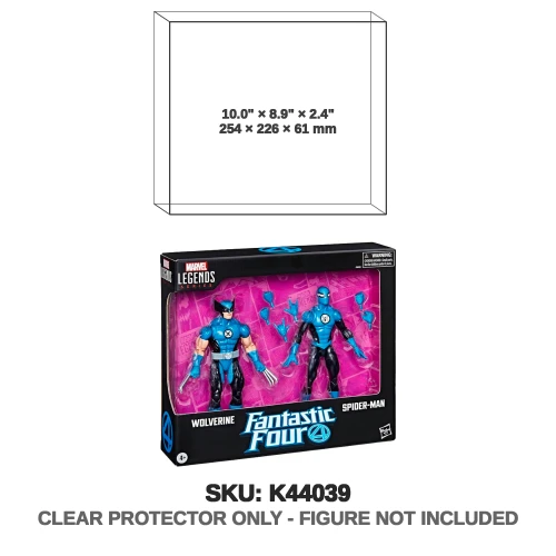 Wolverine and Spider-Man Marvel Legends Fantastic Four 50th Anniversary Figures