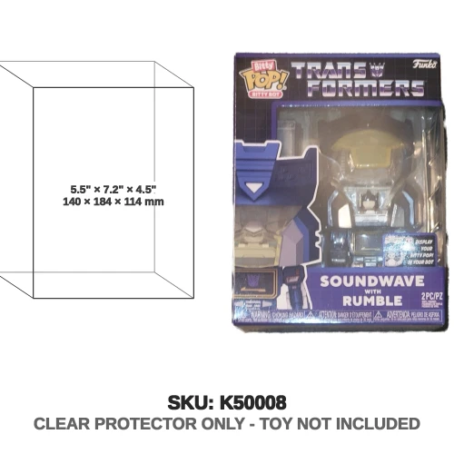 Soundwave with Rumble Transformers Bitty Pop! Figure