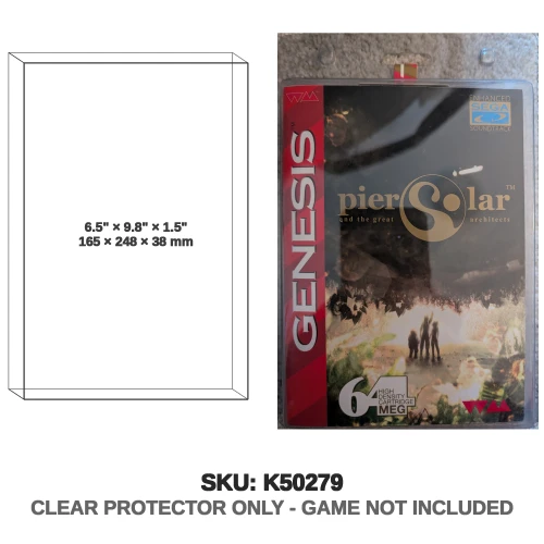 Sega Genesis Pier Solar Sealed in Protector