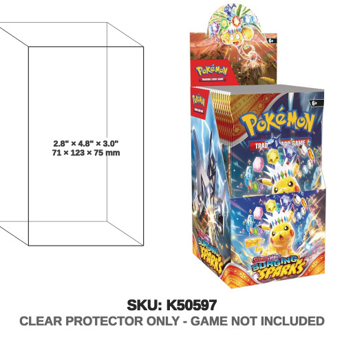 Protector For Pokemon Half Booster Box Pokemon | Katana Collectibles