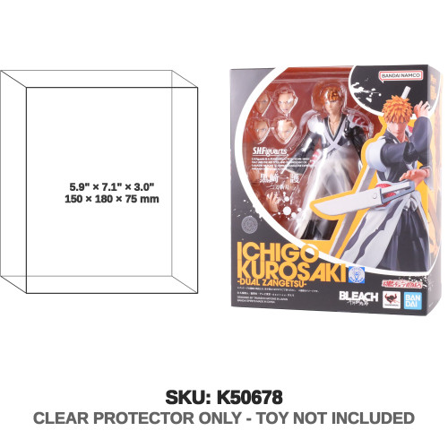 Ichigo Kurosaki Bleach S.H.Figuarts Dual Zangetsu TYBW Figure