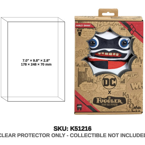 DC X Fuggler Harley Quinn Plush Including Folded Tab