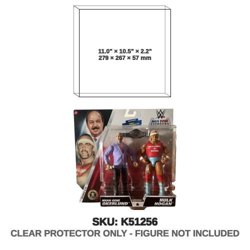 Hulk Hogan & Mean Gene Okerlund WWE Main Event Showdown Figures