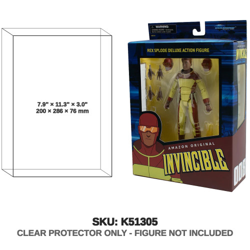Diamond Select Toys - Amazon Original: Invincible #008 - Rex-Splode Deluxe Action Figure