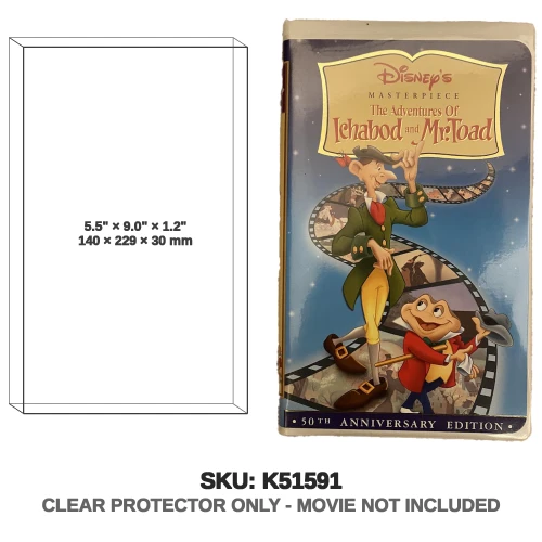 The Adventures of Ichabod and Mr. Toad VHS Clamshell