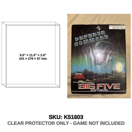 Big FiveDefense Command TRS80 Game Box