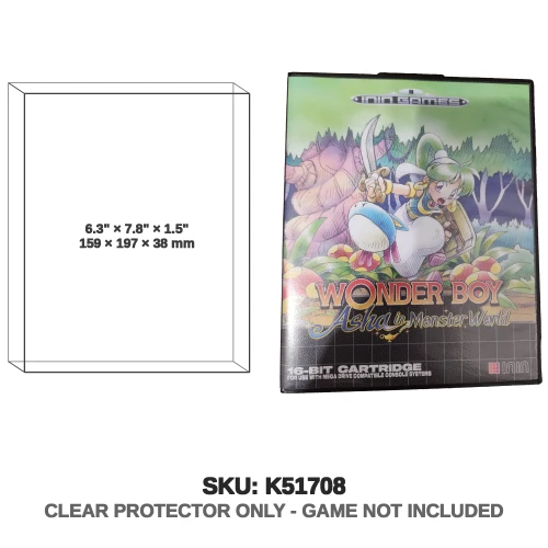 Inin Games Wonder Boy Asha In Monster World 16 Bit Cartridge Special Edition