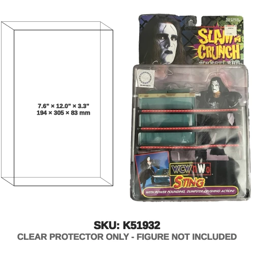 Toy Biz WCW nWo Sting Slam Crunch Wrestling Action Figure