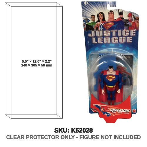 Mattel Justice League Superman With Hologram Card
