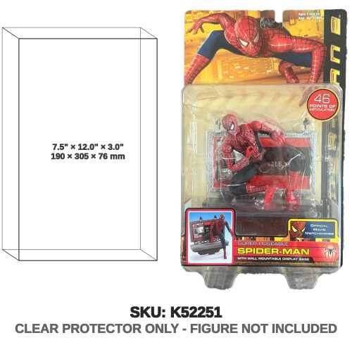 Marvel Super Poseable Spider-man With Wall Mountable Display Base