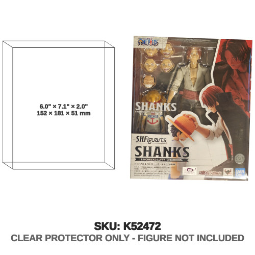 Bandai One Piece S.H. Figuarts Shanks & Monkey Luffy - Childhood