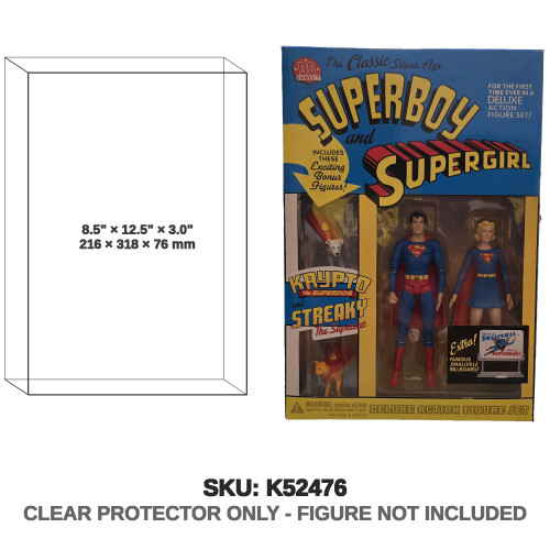 DC Direct DC Deluxe Action Figure Set Superboy Supergirl
