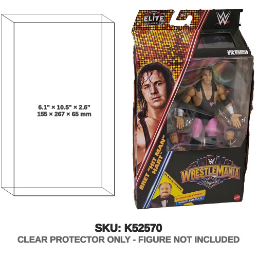 Mattel WWE Elite Collection Bret Hit Man Hart Mattel WWE Elite Collection Bret Hit Man Hart