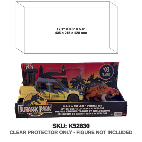 Mattel Jurassic Park Classic Track & Explore Vehicle Set