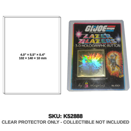 Colorforms G.I. Joe Lazer Blazers 3D Holographic Button Colorforms G.I. Joe Lazer Blazers 3D Holographic Button