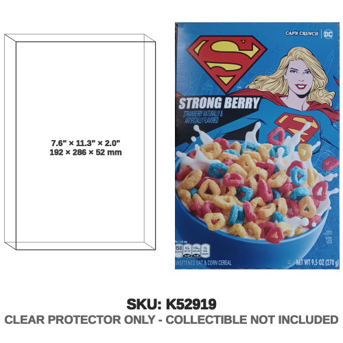 General Mills DC Supergirl Cereal Box General Mills DC Supergirl Cereal Box