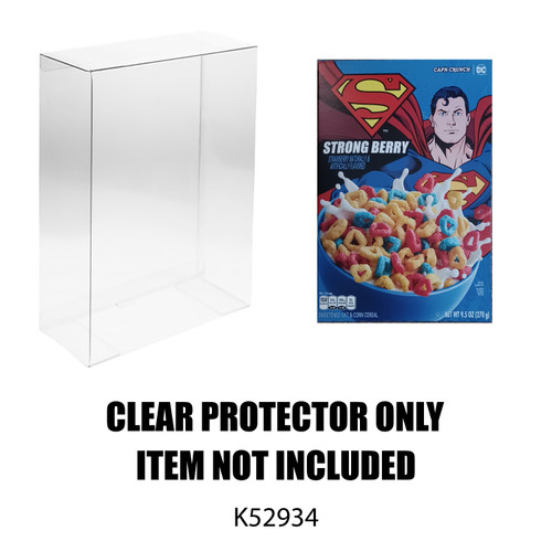 Protector For General Mills DC Superman Cereal Box