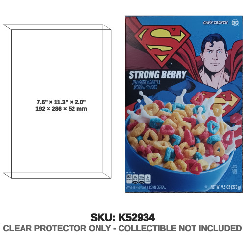 General Mills DC Superman Cereal Box General Mills DC Superman Cereal Box
