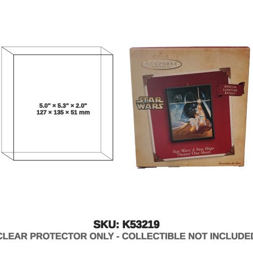 Hallmark Star Wars A New Hope Keepsake Ornament Theater One-Sheet Special Lighting Effect 2004