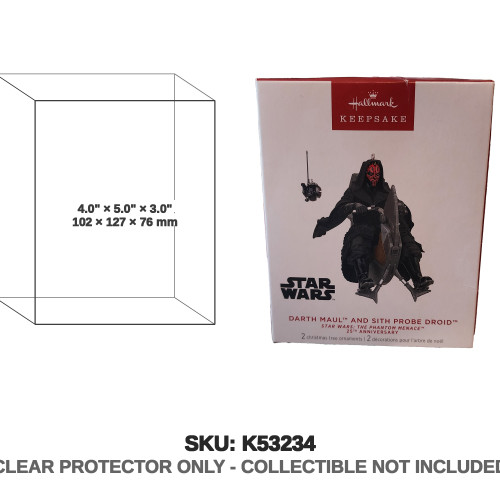 Hallmark Star Wars The Phantom Menace Keepsake Ornament Darth Maul and Sith Probe Droid 2024 Hallmark Star Wars The Phantom Menace Keepsake Ornament Darth Maul and Sith Probe Droid 2024