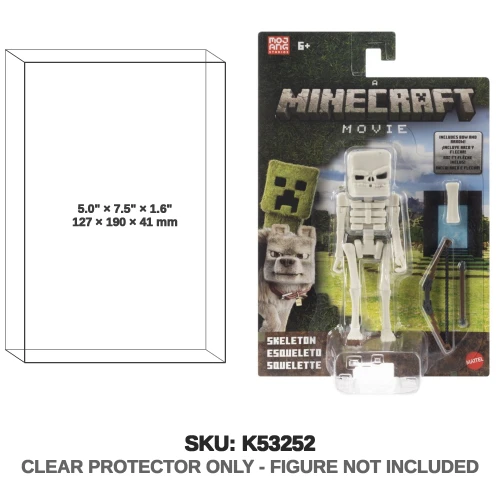Skeleton Minecraft Movie Figure