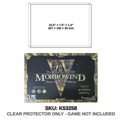 Elder Scrolls III Morrowind PC Game of the Year Edition