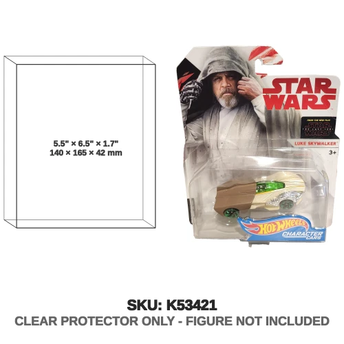 Luke Skywalker Star Wars Last Jedi Hot Wheels Character Car