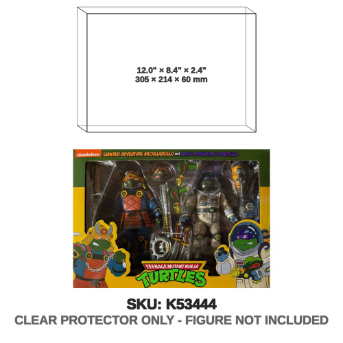 NECA Teenage Mutant Ninja Turtles Samurai Adventure Michelangelo and Space Adventure Donatello