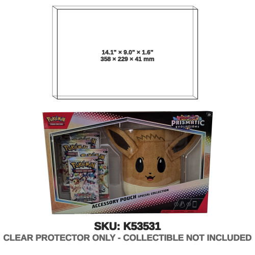 Pokemon Prismatic Evolutions Eevee Accessory Pouch Collection